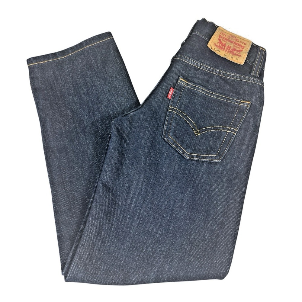 Levi's 514 Boys Jeans - Adjustable Waist, Straight Fit,‎ Size W24 L22 (8REG)